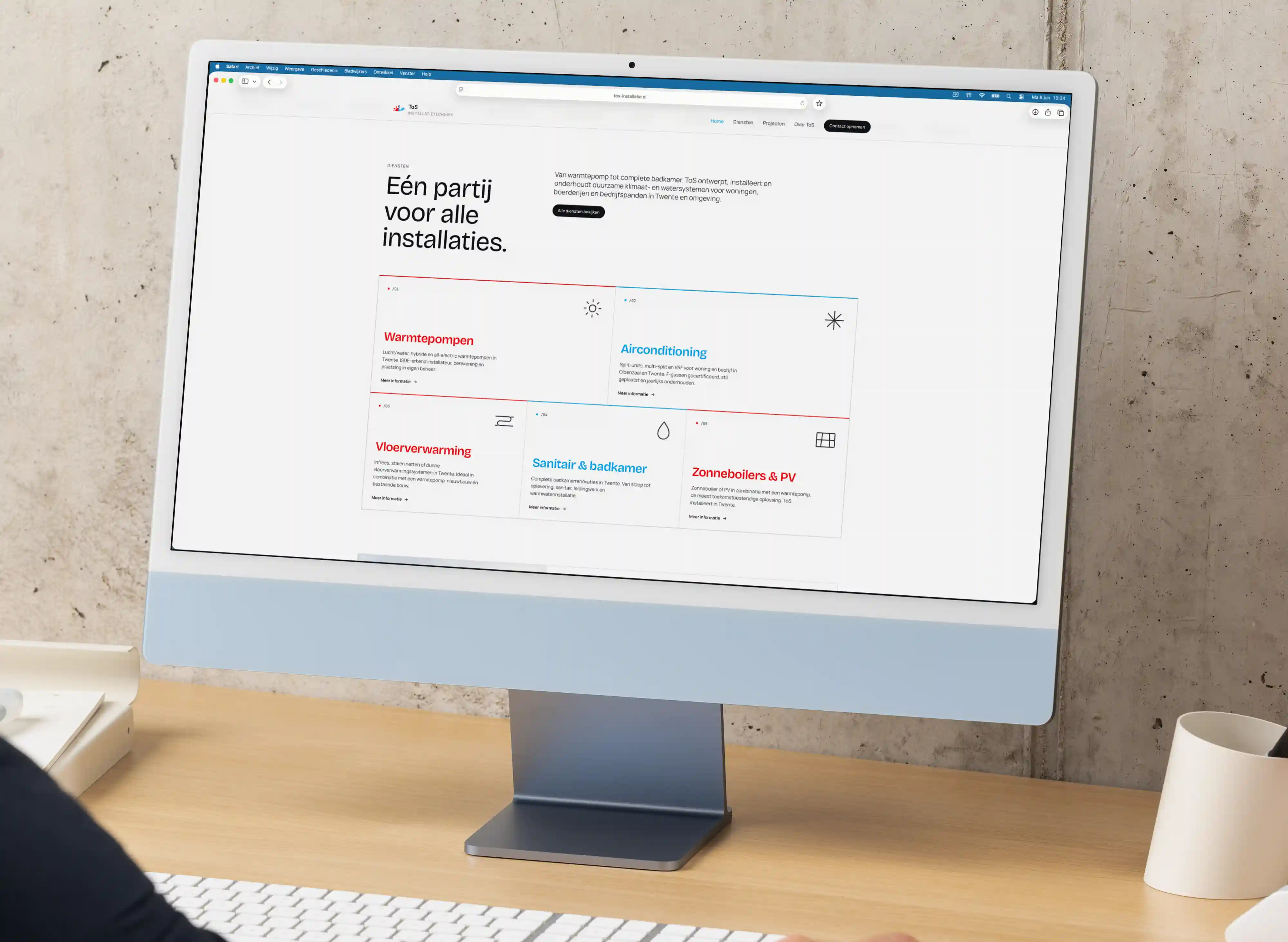 ToS Installatietechniek desktop