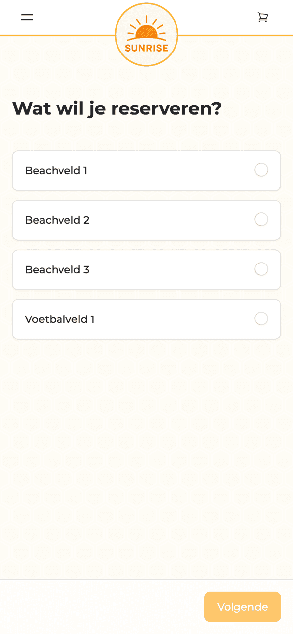 ReserveBee klantportaal screenshot